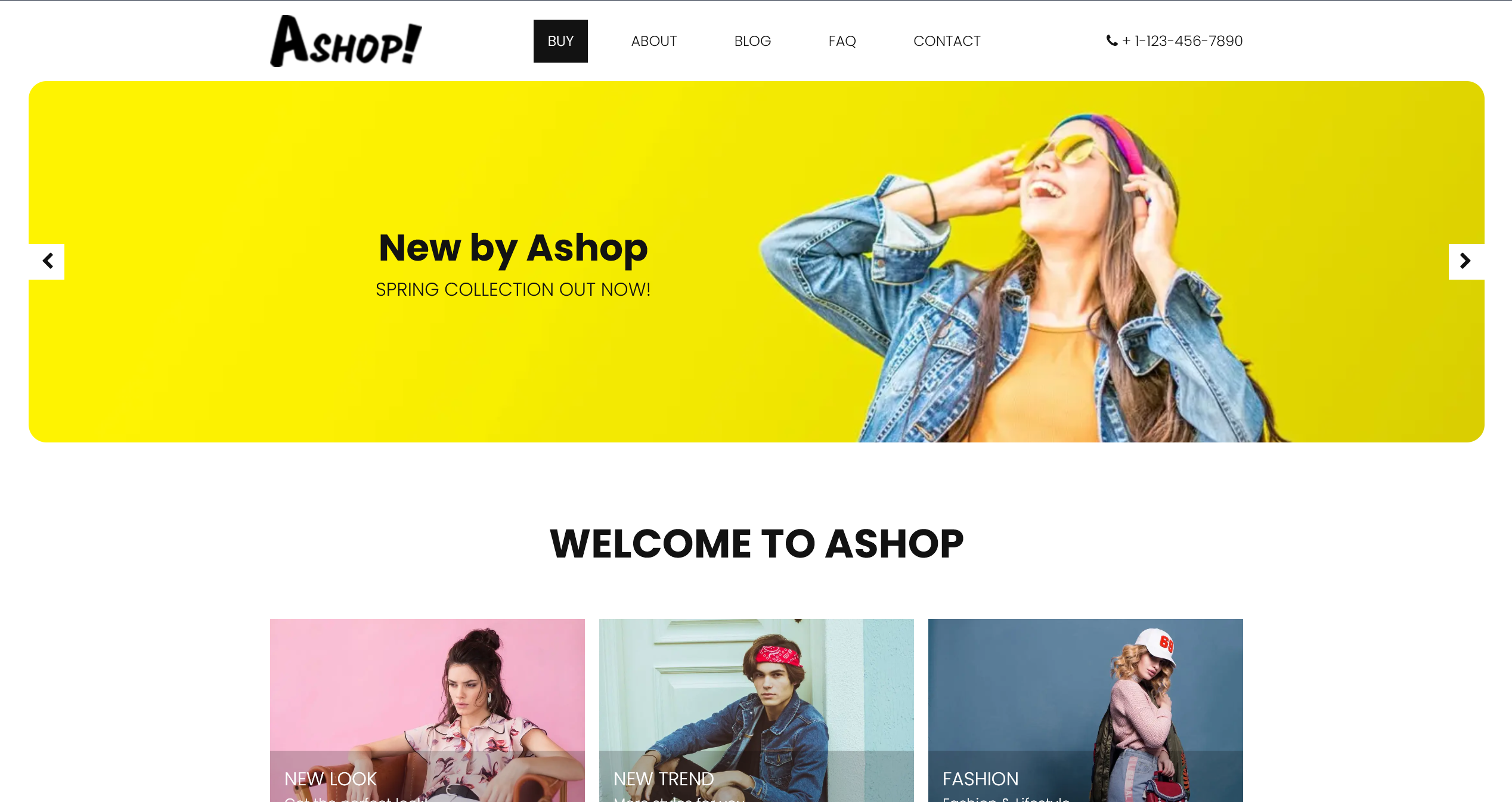 E‑commerce website